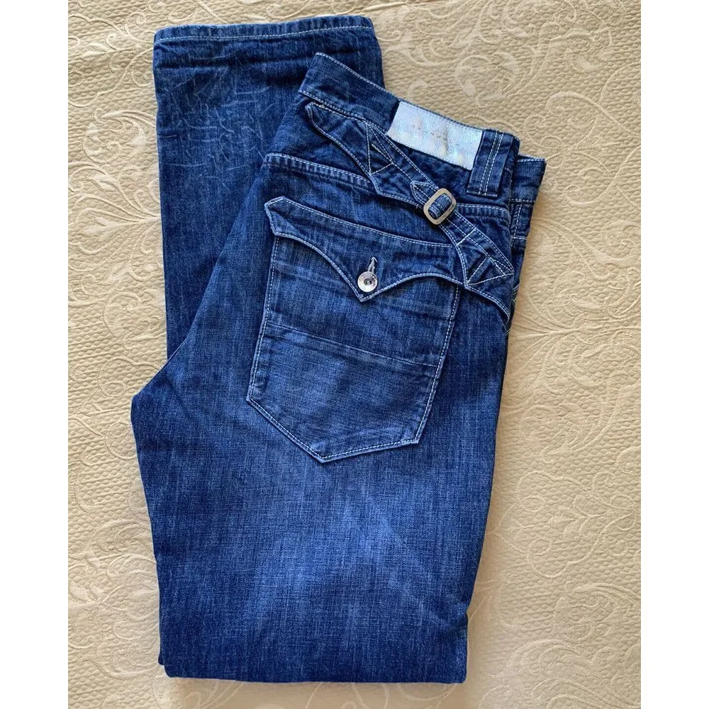 Sean John Vintage Clayton Button Fly Streetwear‎ Jeans Blue Size 36